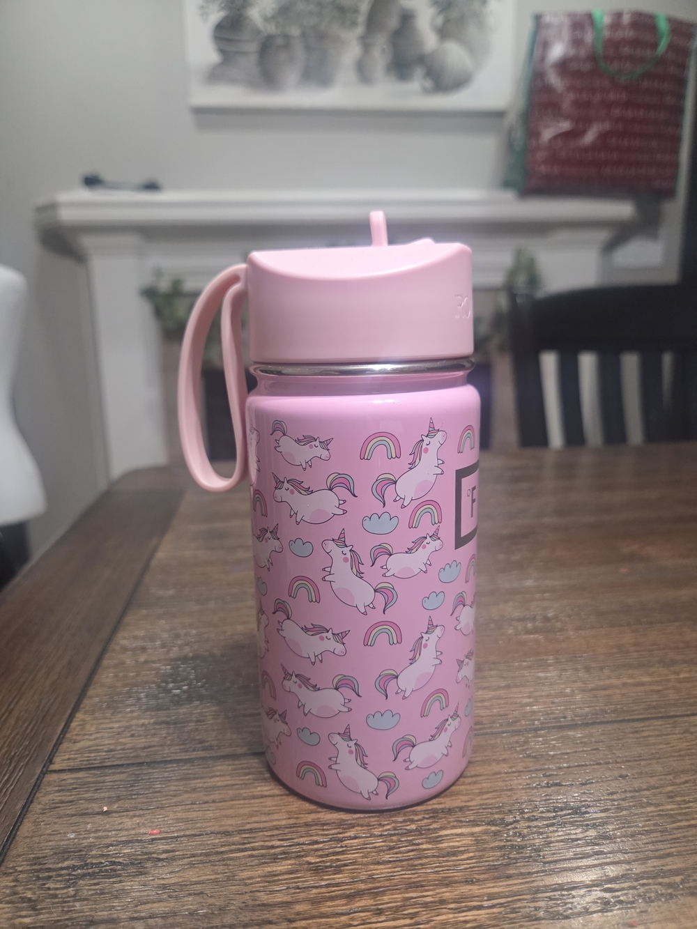 Pink Unicorn Kids Beverage Cup